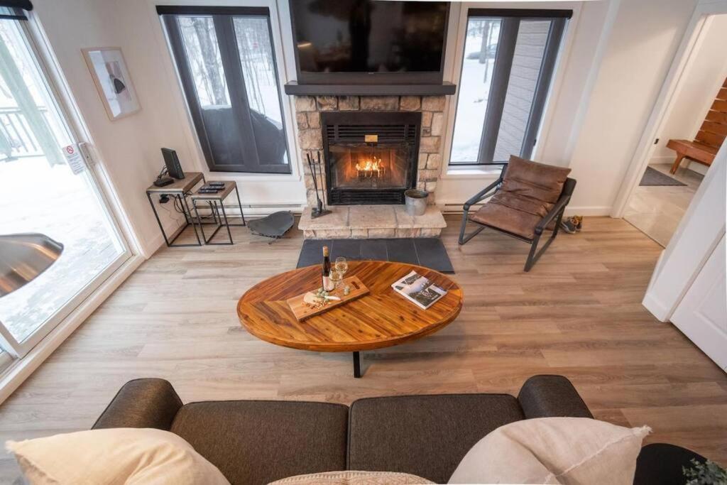 L'Erabliere Tremblant Ski Inout Condo W 2Bdrs モントランブラン エクステリア 写真